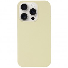 Чохол Silicone Case Full Protective (AA) NO LOGO для Apple iPhone 15 Pro Max (6.7") Жовтий / Mellow Yellow