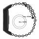 Ремінець Ocean Band для Xiaomi Mi Band 3/4/5/6/7 Чорний / Black