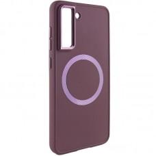 TPU чехол Bonbon Metal Style with MagSafe для Samsung Galaxy S22