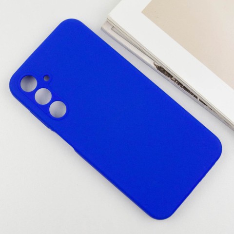 Чохол Silicone Cover Lakshmi Full Camera (AA) для Samsung Galaxy A25 5G Синій / Iris