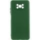 Чохол TPU GETMAN Liquid Silk Full Camera для Xiaomi Poco X3 NFC / Poco X3 Pro Зелений / Dark green