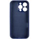 Чохол Silicone Case Full Camera Protective (AA) для Apple iPhone 14 Pro Max (6.7") Синій / Deep navy