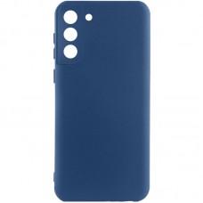 Чохол TPU GETMAN Liquid Silk Full Camera для Samsung Galaxy S21 Синій / Navy Blue