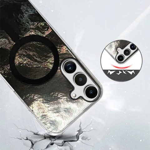 Чохол TPU Shiny Mountain (MagFit) для Samsung Galaxy S25+ Black