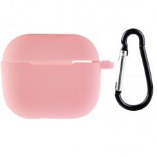Силіконовий футляр для навушників AirPods 3 Рожевий / Light pink