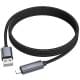 Дата кабель Hoco X112 Favor with display USB to Lightning 2.4A (1m) Black