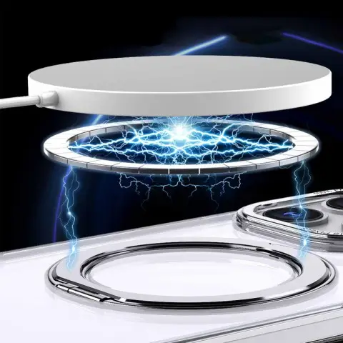 Чохол TPU+PC Empire with MagSafe and Ring для Apple iPhone 12 Pro / 12 (6.1") Clear