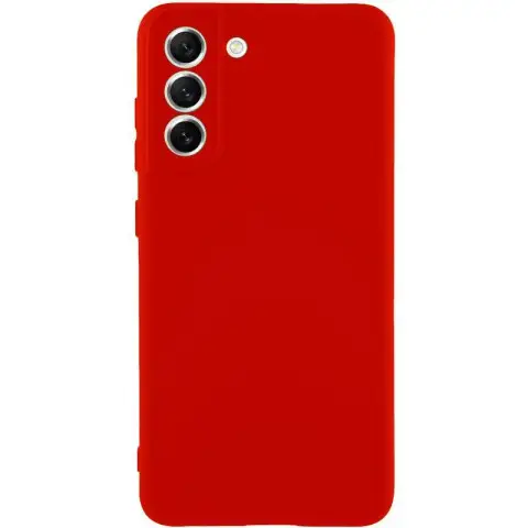 Чохол TPU GETMAN Liquid Silk Full Camera для Samsung Galaxy S22+ Червоний / Red