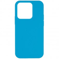 Чохол Silicone Case Full Protective (AA) NO LOGO для Apple iPhone 13 Pro (6.1") Блакитний / Blue
