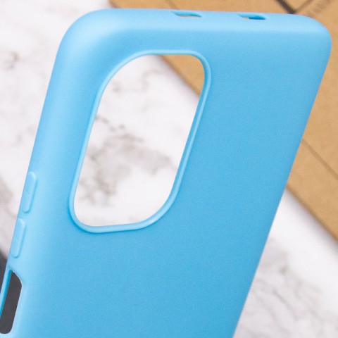 Силіконовий чохол Candy для Xiaomi Redmi Note 11 (Global) / Note 11S Блакитний