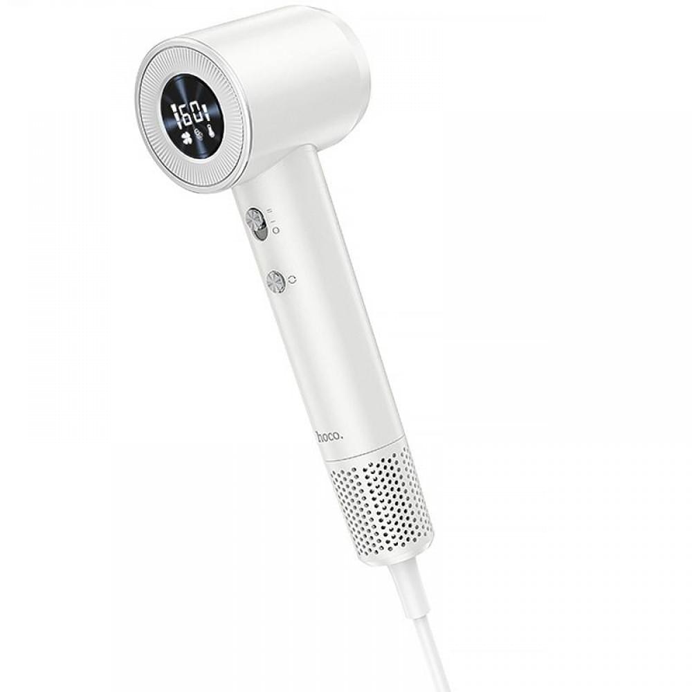 Фен для волосся Hoco HP10 with digital display (1600W) White