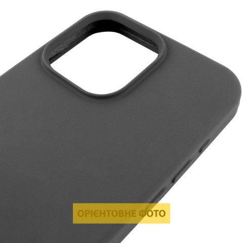 Чохол Silicone Case (AA) Logo with MagSafe для Apple iPhone 16 (6.1") Сірий / Dark Gray
