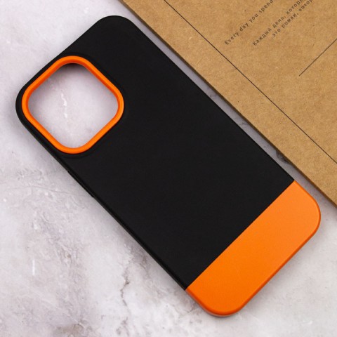 Чохол TPU+PC Bichromatic для Apple iPhone 13 Pro (6.1") Black / Orange