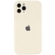 Чохол Silicone Case Full Camera Protective (AA) для Apple iPhone 12 Pro (6.1") Бежевий / Antique White