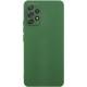 Чохол TPU GETMAN Liquid Silk Full Camera для Samsung Galaxy A52 4G / A52 5G / A52s Зелений / Dark green