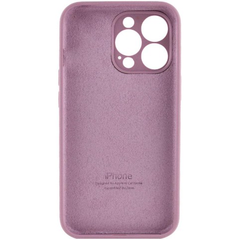 Чохол Silicone Case Full Camera Protective (AA) для Apple iPhone 14 Pro (6.1") Ліловий / Lilac Pride