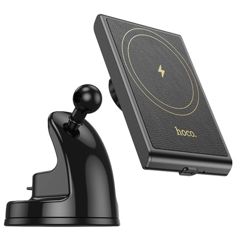 Автотримач з БЗП Hoco HW20 Precious (center console) Black