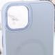Чехол TPU+Glass Sapphire Midnight Open Camera with MagSafe для Apple iPhone 15 Plus (6.7")
