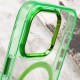 Чохол TPU Iris with MagSafe для Apple iPhone 14 Pro (6.1") Салатовий
