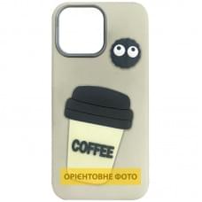 Чохол TPU Leather Toys для Apple iPhone 17 (6.3") Coffee / Sand