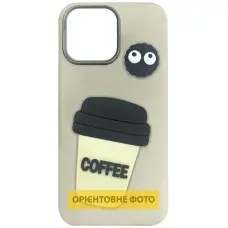 Чохол TPU Leather Toys для Apple iPhone 17 (6.3") Coffee / Sand