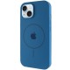 Чохол Silicone Case Full Protective (AA) with MagSafe для Apple iPhone 15 Plus (6.7") Синій / Denim Blue