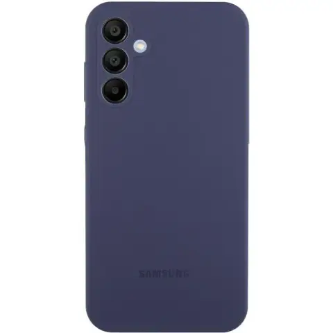Чохол Silicone Cover Lakshmi Full Camera (AAA) with Logo для Samsung Galaxy S25 Темно-синій / Midnight blue