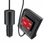 АЗП Acefast B8 digital display car HUB charger Black