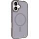 TPU+PC чохол Metal Buttons with MagSafe для Apple iPhone 17 (6.3") Сірий / Grey