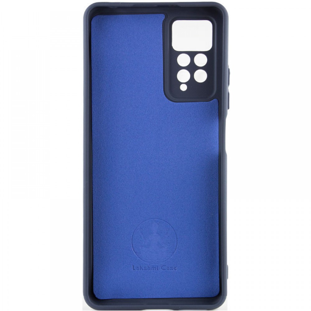 Чохол Silicone Cover Lakshmi Full Camera (AAA) with Logo для Xiaomi Redmi Note 11 Pro 4G / 12 Pro 4G Темно-синій / Midnight blue