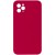 Silicone Case Square Full Camera Protective (AA) NOLOGO для Apple iPhone 11 Pro (5.8") Червоний / Rose Red
