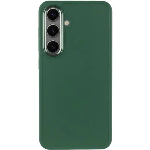TPU чохол Bonbon Metal Style для Samsung Galaxy S23 Зелений / Army green