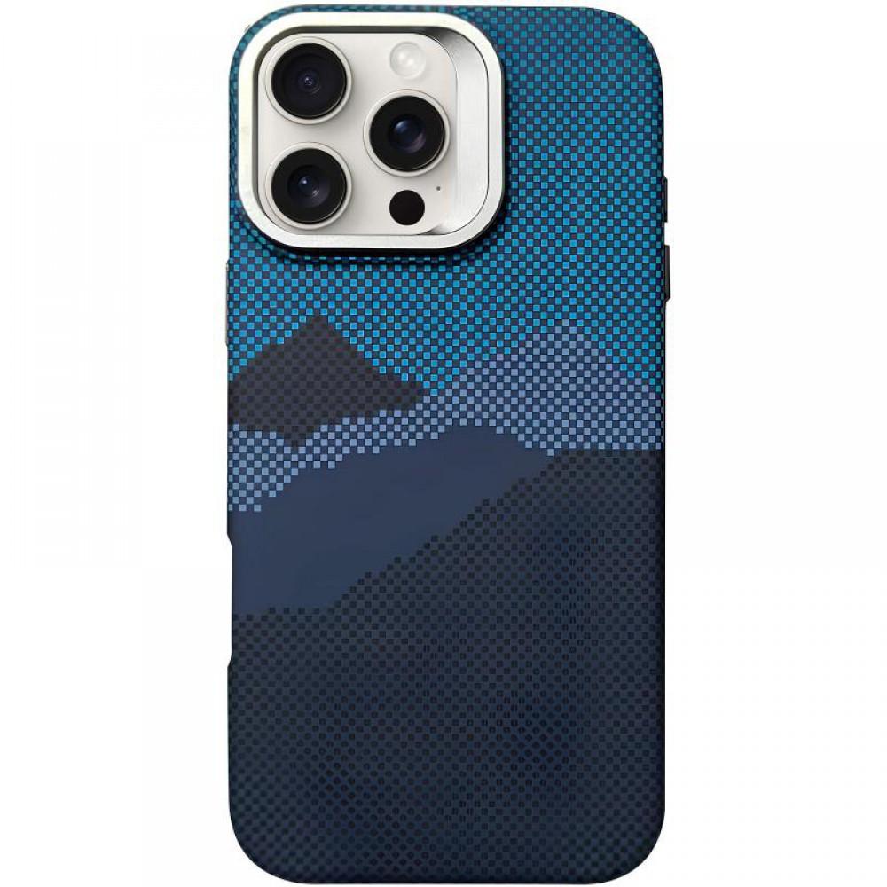 TPU чохол Pixel Craft with MagSafe для Apple iPhone 16 Pro (6.3") Mountain Blue TPU чохол Pixel Craft with MagSafe для Apple iPhone 16 Pro (6.3") Mountain Blue