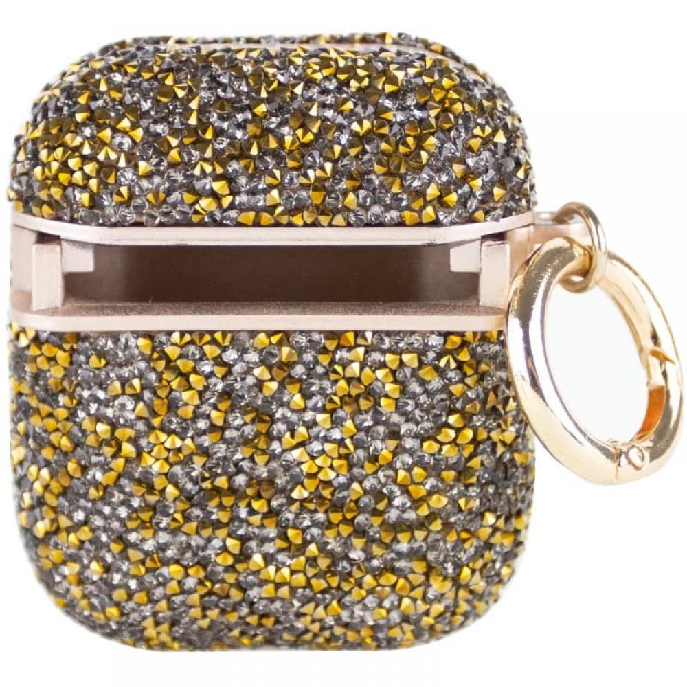 TPU чехол Bling World Rock Diamond для наушников AirPods 1/2