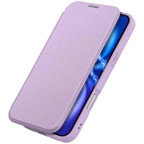 Чохол-книжка Dux Ducis Skin X Pro with MagSafe для Apple iPhone 17 (6.3") Purple Pink