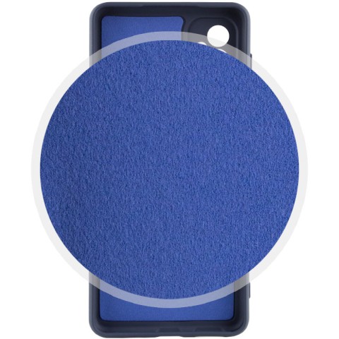 Чохол Silicone Cover Lakshmi Full Camera (A) для Samsung Galaxy M34 5G Синій / Midnight Blue