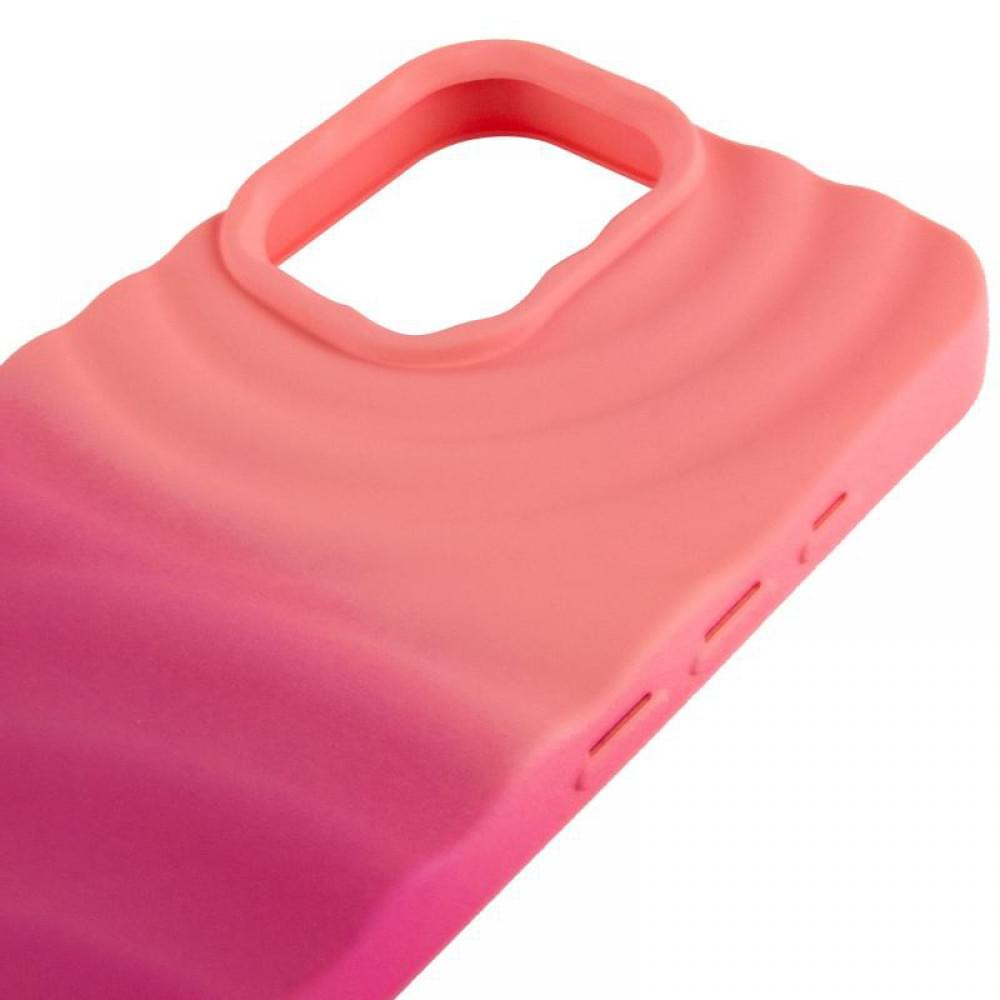Чохол TPU ColorWave для Apple iPhone 16 (6.1") Peach / Pink
