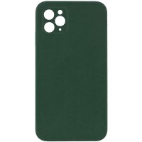 Чохол Silicone Case Square Full Camera Protective (AA) NOLOGO для Apple iPhone 11 Pro Max (6.5") Зелений / Cyprus Green