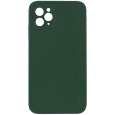 Чохол Silicone Case Square Full Camera Protective (AA) NOLOGO для Apple iPhone 11 Pro Max (6.5") Зелений / Cyprus Green