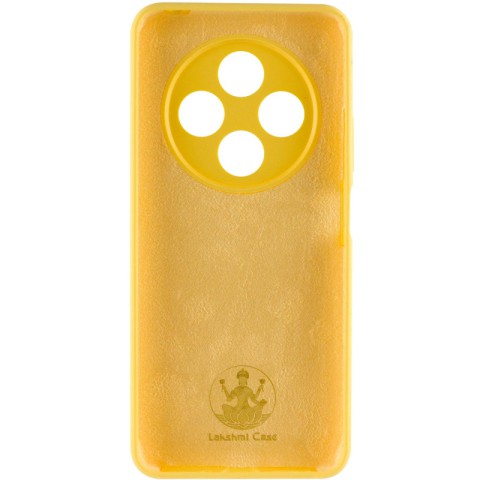 Чохол Silicone Cover Lakshmi Full Camera (AA) для Xiaomi Redmi 14C / Poco C75 Жовтий / Flash