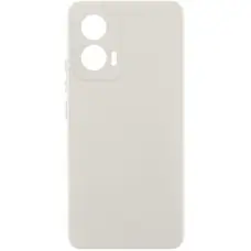 Чохол Silicone Cover Lakshmi Full Camera (AAA) для Motorola Edge 60 Pro Білий / White