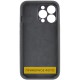 Чохол Silicone Case Full Camera Protective (AA) NO LOGO для Apple iPhone 16 (6.1") Сірий / Dark Gray