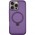 TPU+PC чохол Metal Buttons with MagSafe Colorful HQ Ring для Apple iPhone 16 Pro Max (6.9") Purple