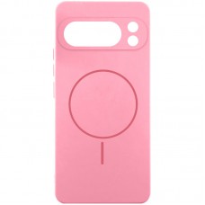Чохол Silicone Cover Lakshmi Full Camera (AA) with MagFit для Google Pixel 9 Pro XL Рожевий / Light pink