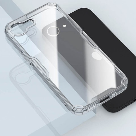 TPU чохол Nillkin Nature Pro Series для Apple iPhone 16e (6.1") Безбарвний (прозорий)