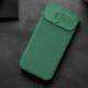 Карбонова накладка Nillkin CamShield Pro для Apple iPhone 15 (6.1") Deep Green
