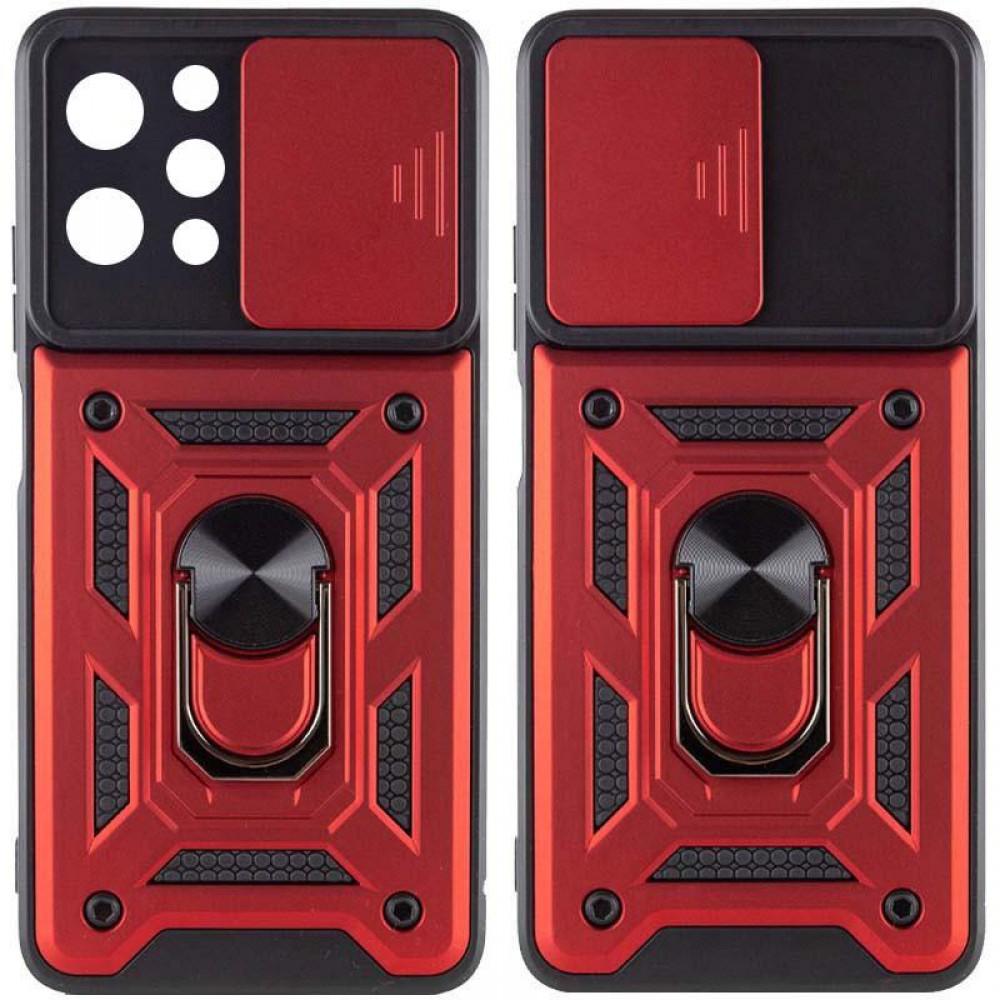 Чохол Ummi Camshield Serge Ring для Xiaomi Redmi 12 / Poco M6 Pro 5G Червоний