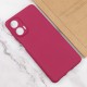 Чохол Silicone Cover Lakshmi Full Camera (AA) для Motorola Moto G24 Бордовий / Marsala