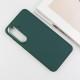 TPU чохол Bonbon Metal Style для Samsung Galaxy S24+ Зелений / Pine green