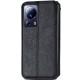 Шкіряний чохол книжка GETMAN Cubic (PU) для Xiaomi 13 Lite Чорний